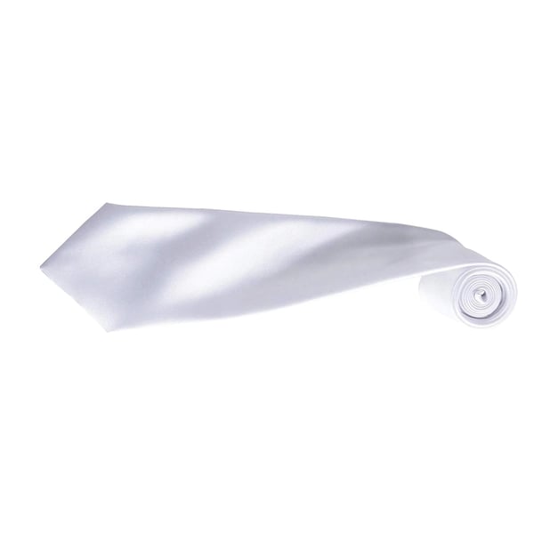 Premier Mens Plain Satin Tie (Narrow Blade) (Pack of 2)