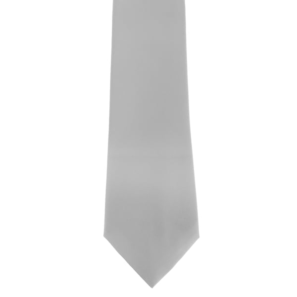 Premier Mens Plain Satin Tie (Narrow Blade) (Pack of 2)