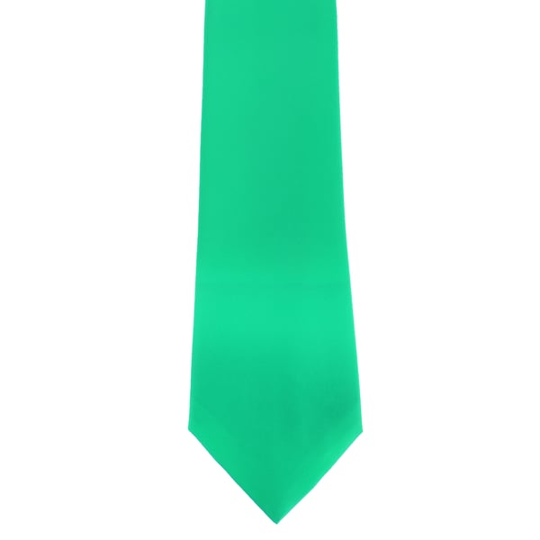 Premier Mens Plain Satin Tie (Narrow Blade) (Pack of 2)