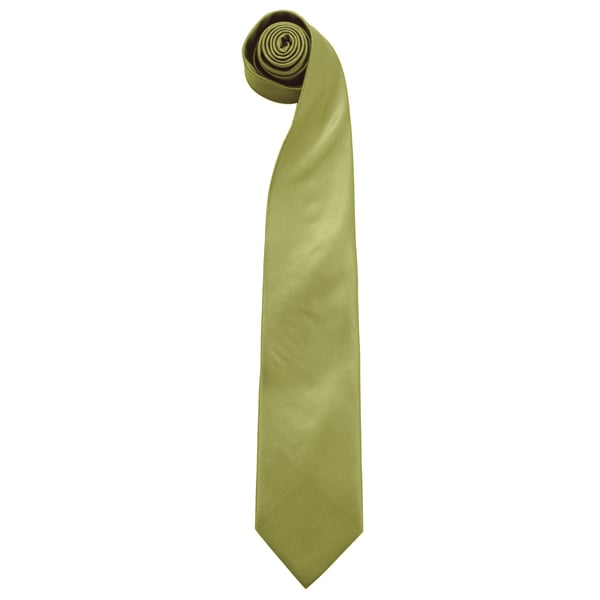 Premier Herre Colours ensfarvet mode/forretningsslips (pakke med 2)