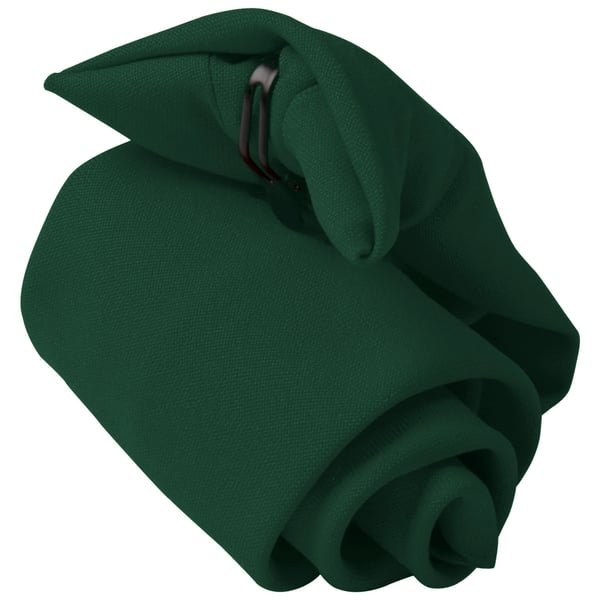 Premier Tie - Enfärgad arbetskläder slips med klämma för män (2-pack)