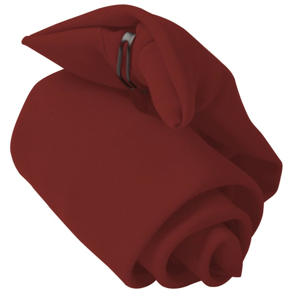 Premier Tie - Mens Plain Workwear Clip On Tie (Pack of 2)