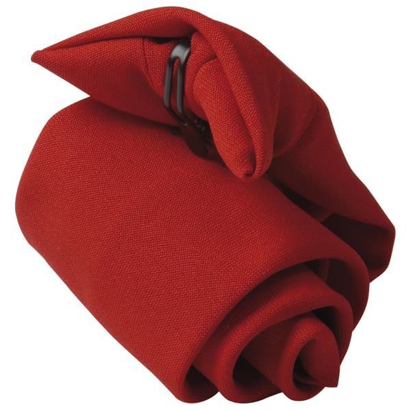 Premier Tie - Mens Plain Workwear Clip On Tie (Pack of 2)