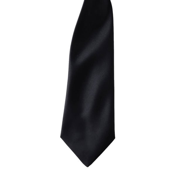 Premier Colours Mens Satin Clip Tie (Pack of 2)