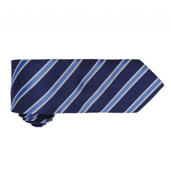 Premier Mens Waffle Stripe Formal Business Tie (Pack of 2)