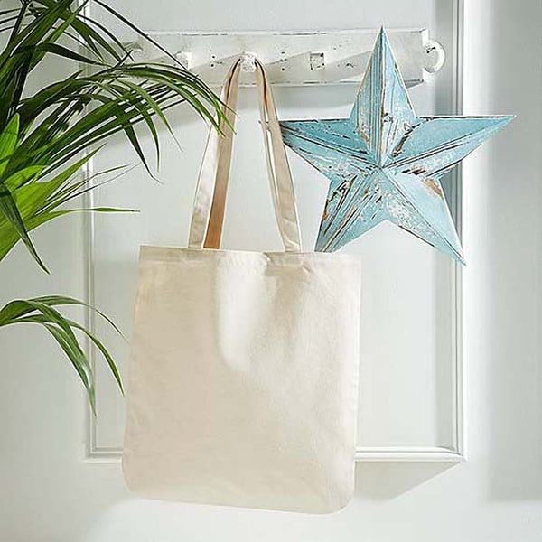Westford Mill EarthAware Organic Cotton Spring Tote Bag (Pack of 2)