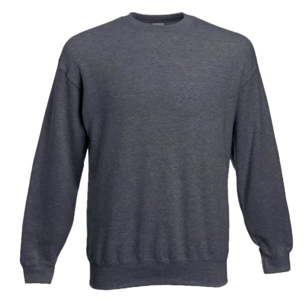 Fruit Of The Loom Mens Classic 80/20 Heather Set-in Sweatshirt