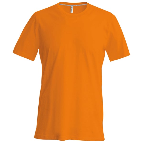 Kariban Mens Slim Fit Short Sleeve Crew Neck T-Shirt