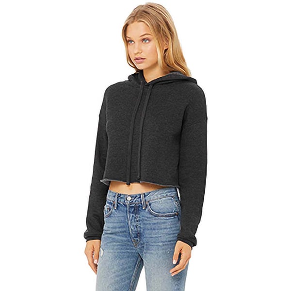 Bella + Canvas Womens/Ladies Cropped Fleece Hoodie