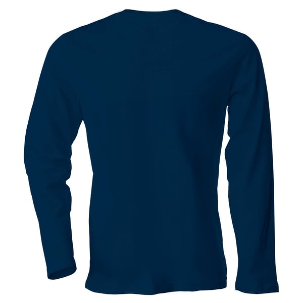 Kariban Mens Slim Fit Long Sleeve Crew Neck T-Shirt