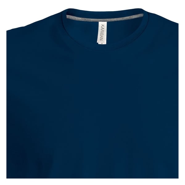 Kariban Mens Slim Fit Long Sleeve Crew Neck T-Shirt