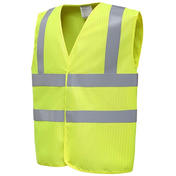 Yoko Mens Hi-vis Flame-retardant Anti-static Waistcoat