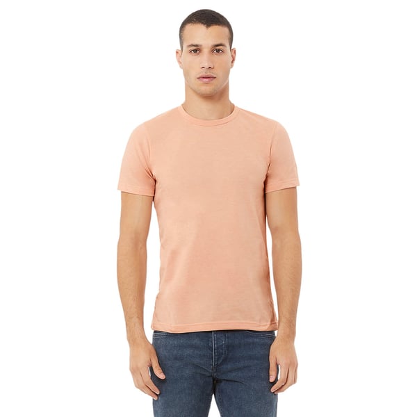 Bella + Canvas Adults Unisex Heather Cvc Short Sleeve T-Shirt