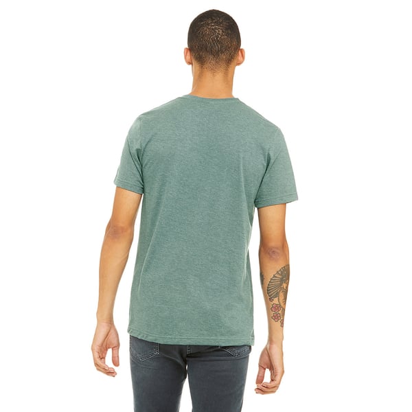 Bella + Canvas Adults Unisex Heather Cvc Short Sleeve T-Shirt