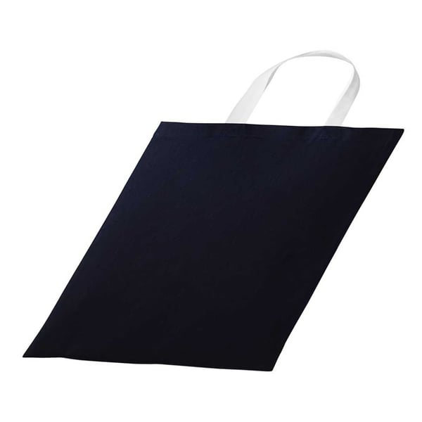 Nutshell Varsity Cotton Shopper Short Handle Tote
