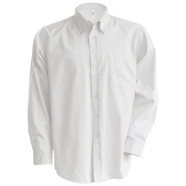 Kariban Mens Long Sleeve Easy Care Oxford Shirt