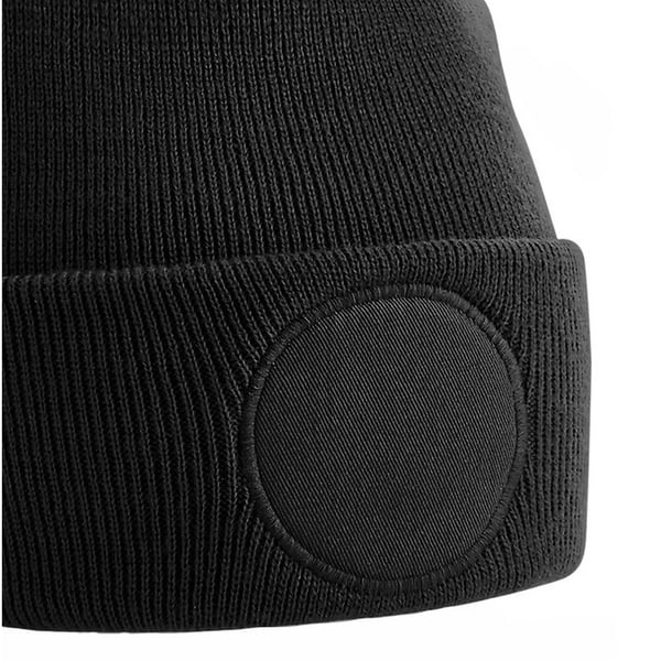 Beechfield Unisex rund patch med manchet på hue