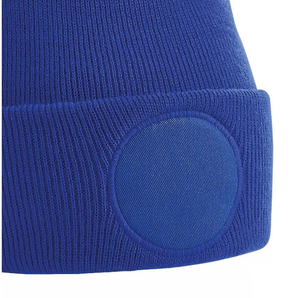 Beechfield Unisex rund patch med manchet på hue