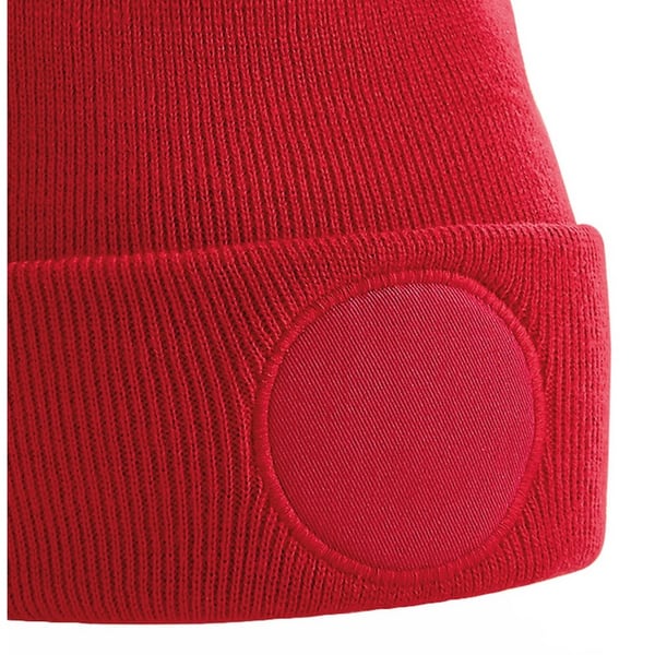 Beechfield Unisex rund patch med manchet på hue