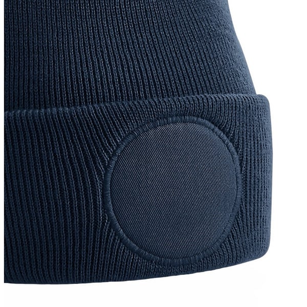 Beechfield Unisex rund patch med manchet på hue