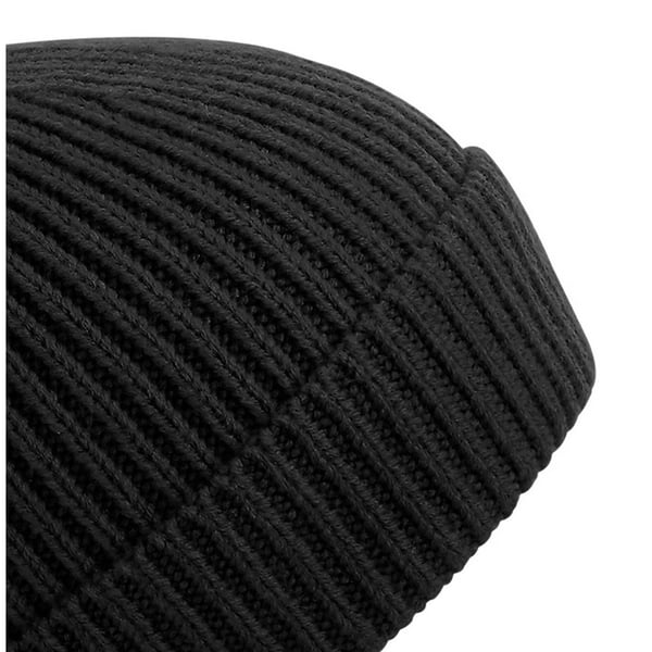 Beechfield Unisex stickad mössa med ribb