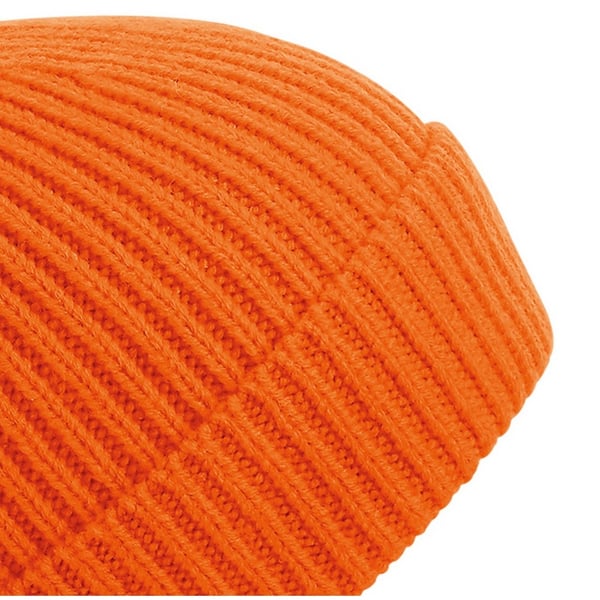 Beechfield Unisex stickad mössa med ribb