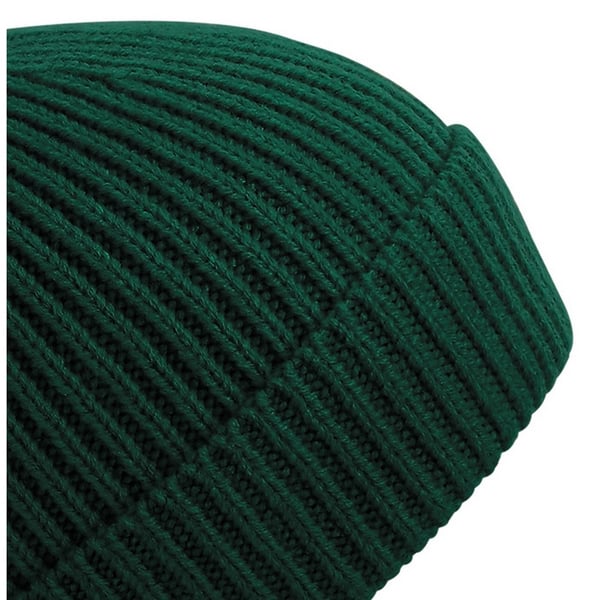 Beechfield Unisex stickad mössa med ribb
