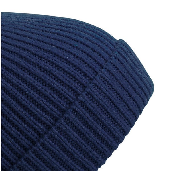 Beechfield Unisex Engineered Knit Ribbed Pom Pom Beanie
