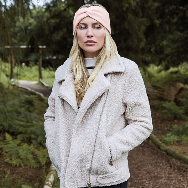 Beechfield Kvinder/Damer Twist strikket pandebånd