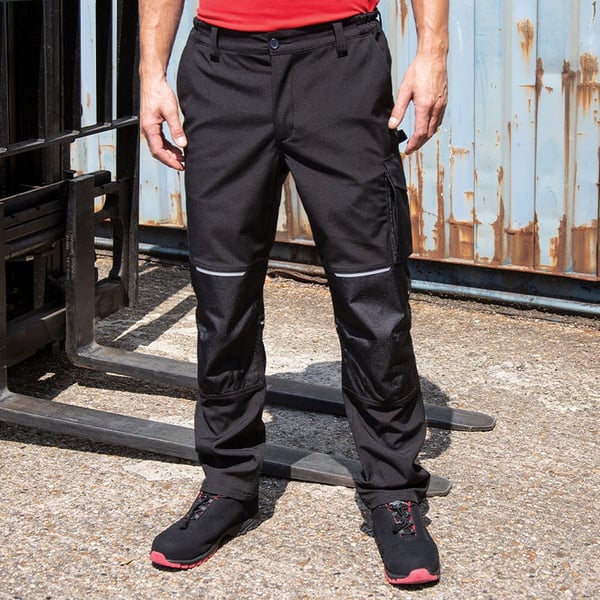 Result Mens Work-guard Slim Softshell Arbetsbyxa