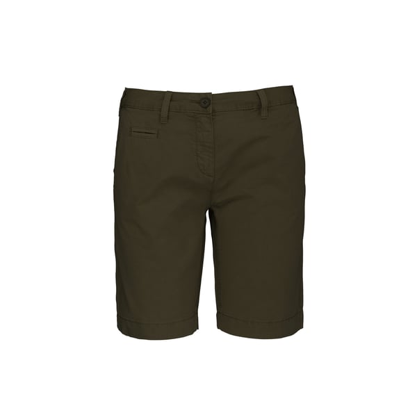 Kariban Womens/Ladies Washed Effect Bermuda Shorts