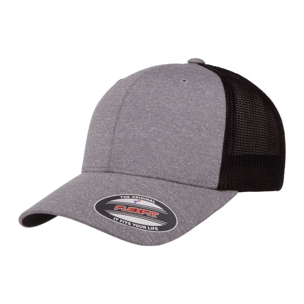 Flexfit by Yupoong Melange Mesh Trucker Cap