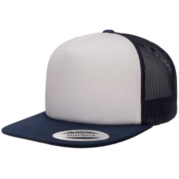 Flexfit By Yupoong Foam Trucker Cap With White Front