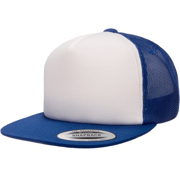 Flexfit by Yupoong Skum Trucker Cap med hvid front