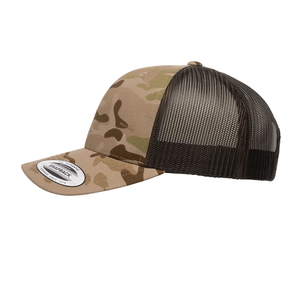 Flexfit by Yupoong Multicam Retro Trucker Cap