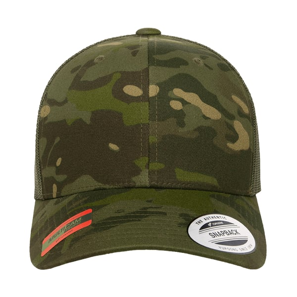 Flexfit by Yupoong Multicam Retro Trucker -lippalakki
