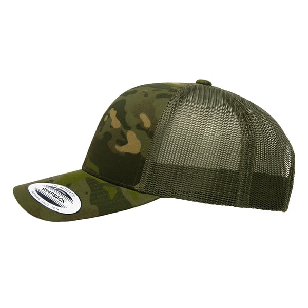 Flexfit by Yupoong Multicam Retro Trucker -lippalakki