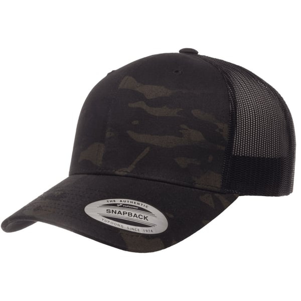 Flexfit by Yupoong Multicam Retro Trucker -lippalakki