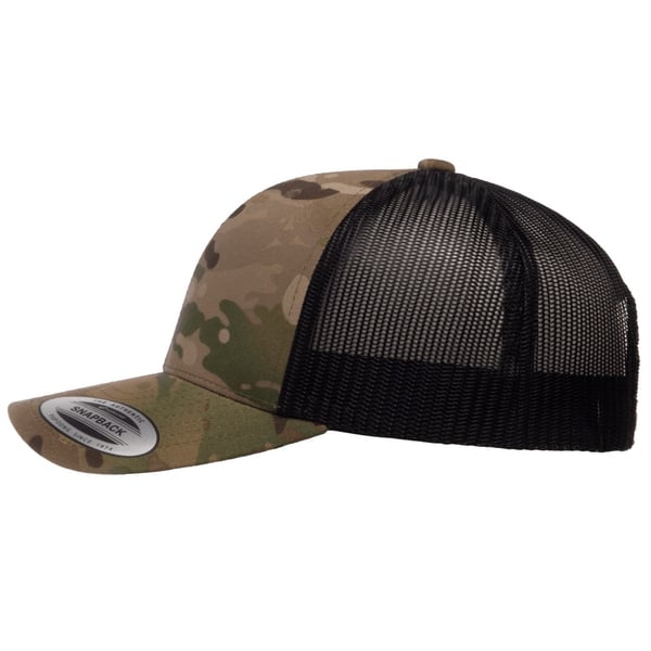 Flexfit by Yupoong Multicam Retro Trucker Cap