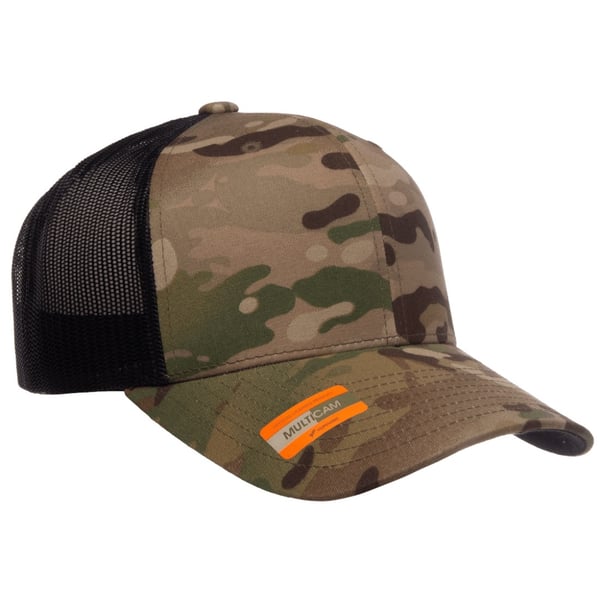 Flexfit by Yupoong Multicam Retro Trucker Cap