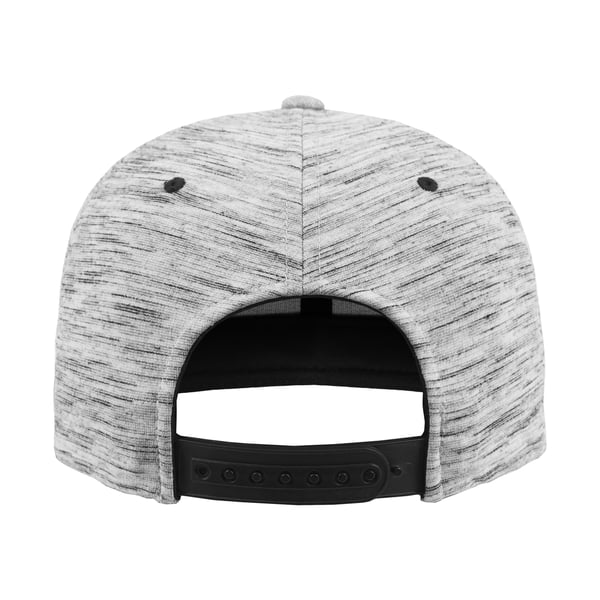 Flexfit By Yupoong Unisex Stripes Melange Crown Snapback Cap
