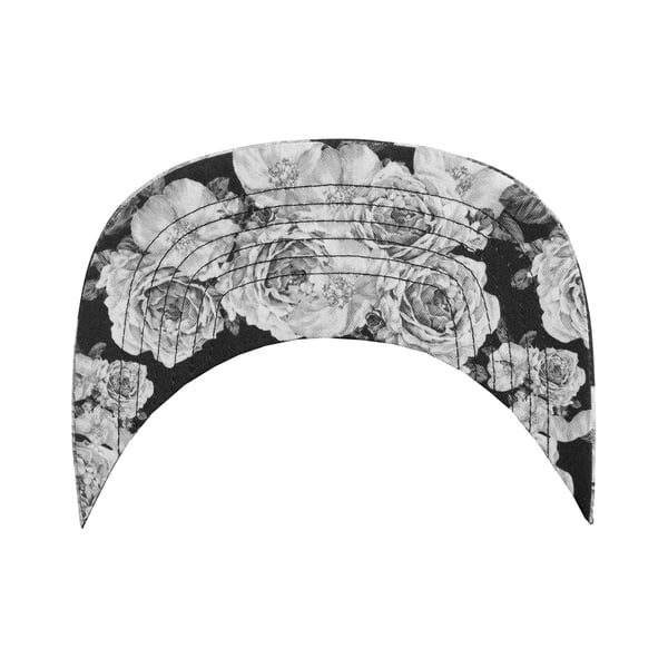 Flexfit by Yupoong Unisex Roses Print Snapback Cap