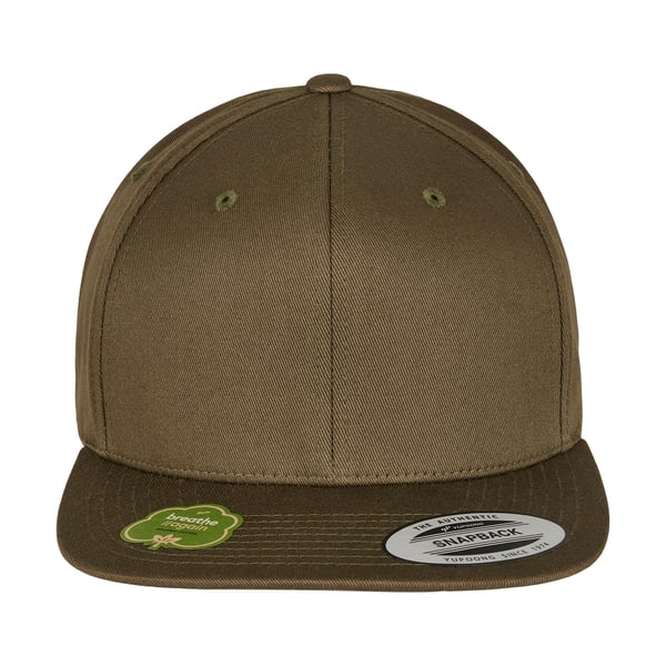 Flexfit by Yupoong Unisex Organic Cotton Snapback Cap