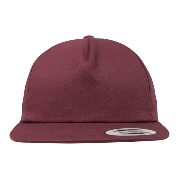 Yupoong Flexfit Unisex Unstructured 5 Panel Snapback Cap