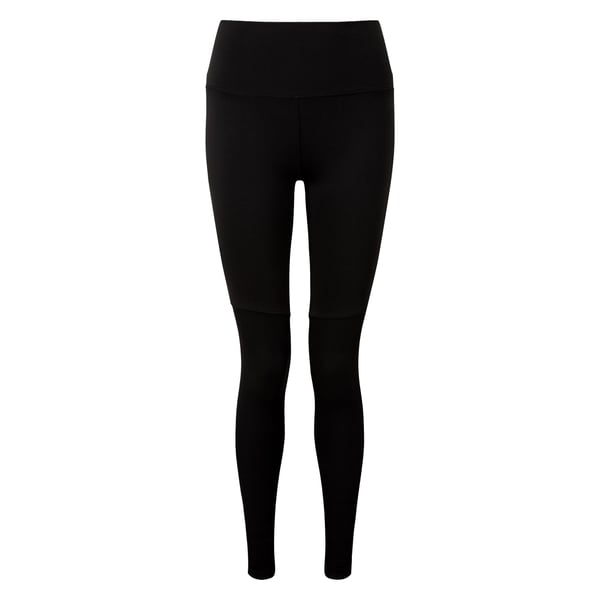 TriDri Womens/Ladies Rib Knit Contrast Bottom Yoga Leggings