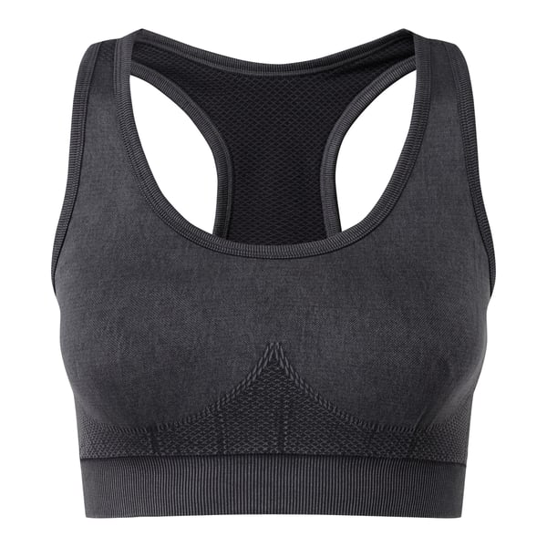 TriDri Womens/Ladies Seamless 3D Fit Multi-Sport Denim Look Sports Bra
