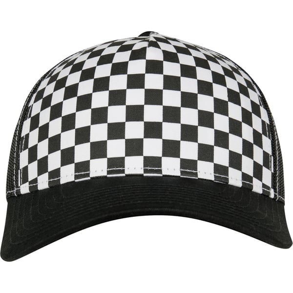 Flexfit by Yupoong Checkerboard retro trucker cap