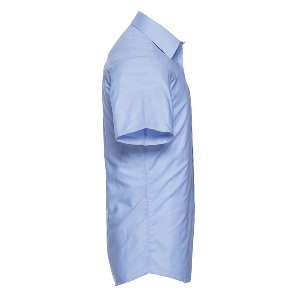 Russell Collection Mens Oxford Easy-Care Tailored Shirt