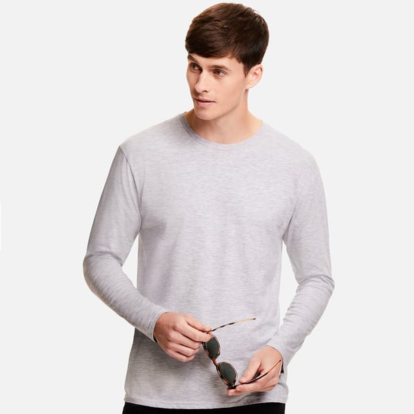 Fruit Of The Loom Mens Iconic 150 Long-Sleeved T-Shirt