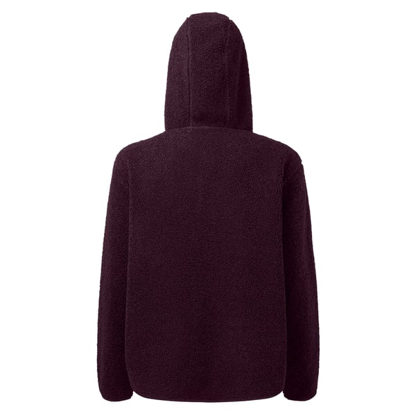 TriDri Womens/Ladies Sherpa Fleece Quarter Zip Hoodie